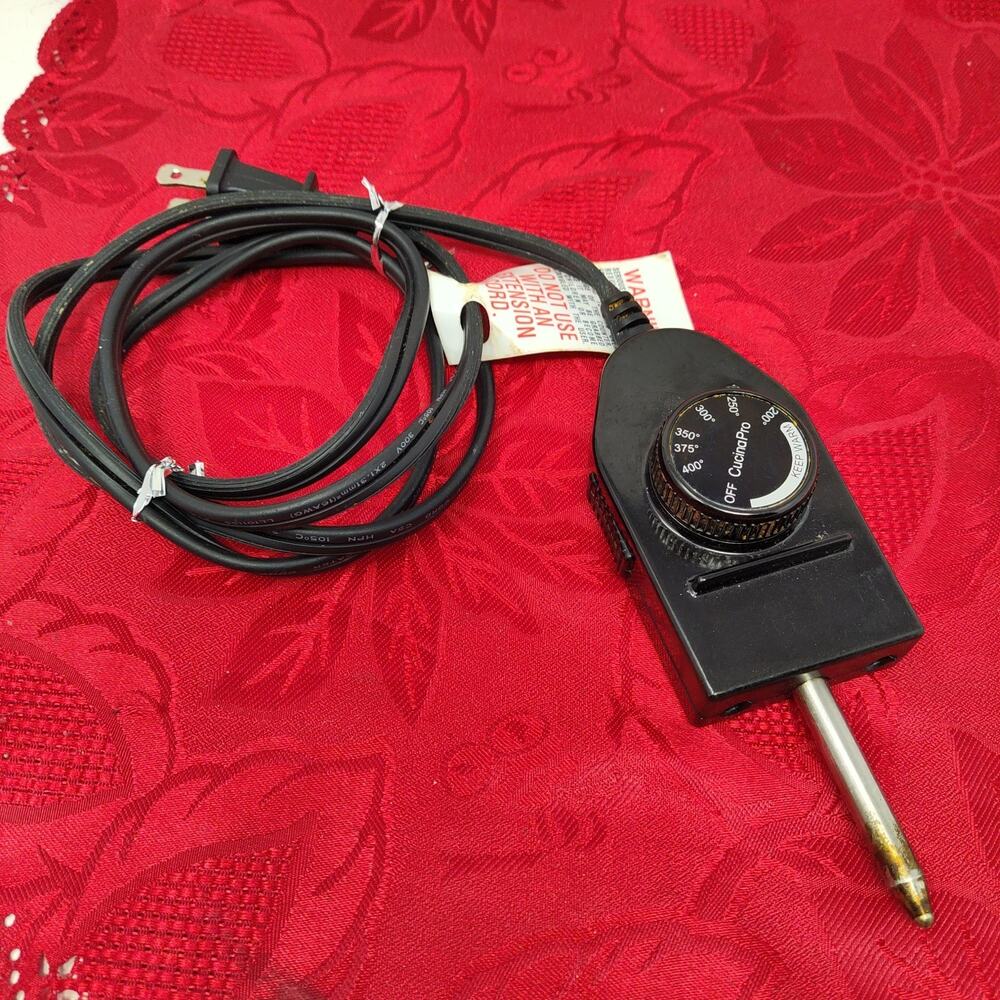 Cucina Pro Electric Skillet Power Supply 18/10 Stainless Steel Frying Pan ETC-2